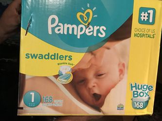 Brand new 168 pampers