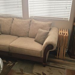 Love Seat And Couch 