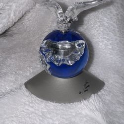 Rare SWAROVSKI Crystal "PLANET 2000" Figurine, World GLlobal with Eagle On Top