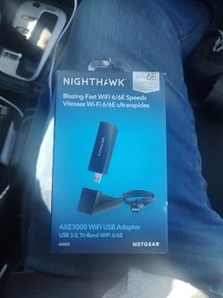 NightHawk Axe3000 Wifi USB Adapter 