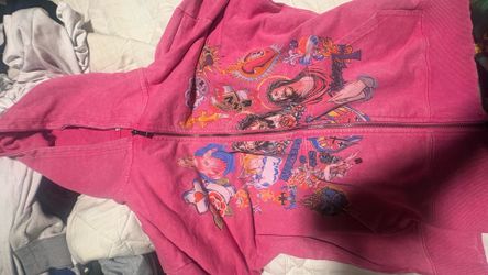 pink rightoues hoodie