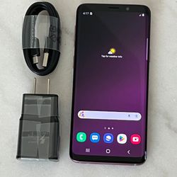 Samsung Galaxy S9  , Factory Unlocked,  Excellent Condition Like New 