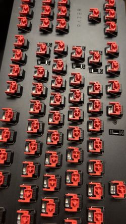 Razer huntsman tournament edition with keycaps