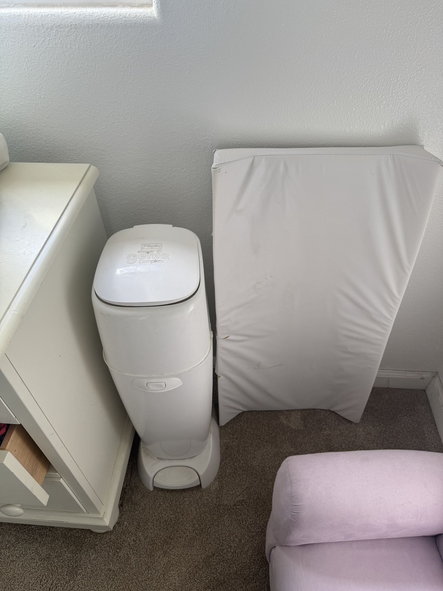 Diaper genie/ Refills And Changing Table