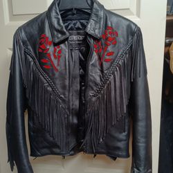 Female Leather Jacket Small