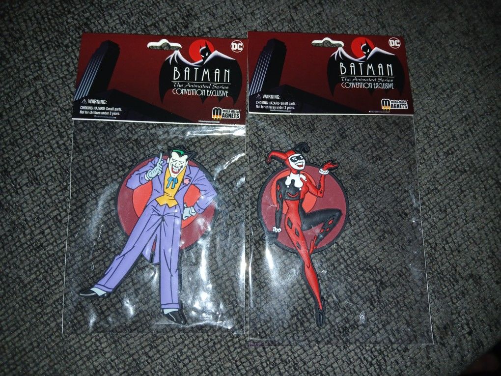 Batman And Harley Quinn Magnets