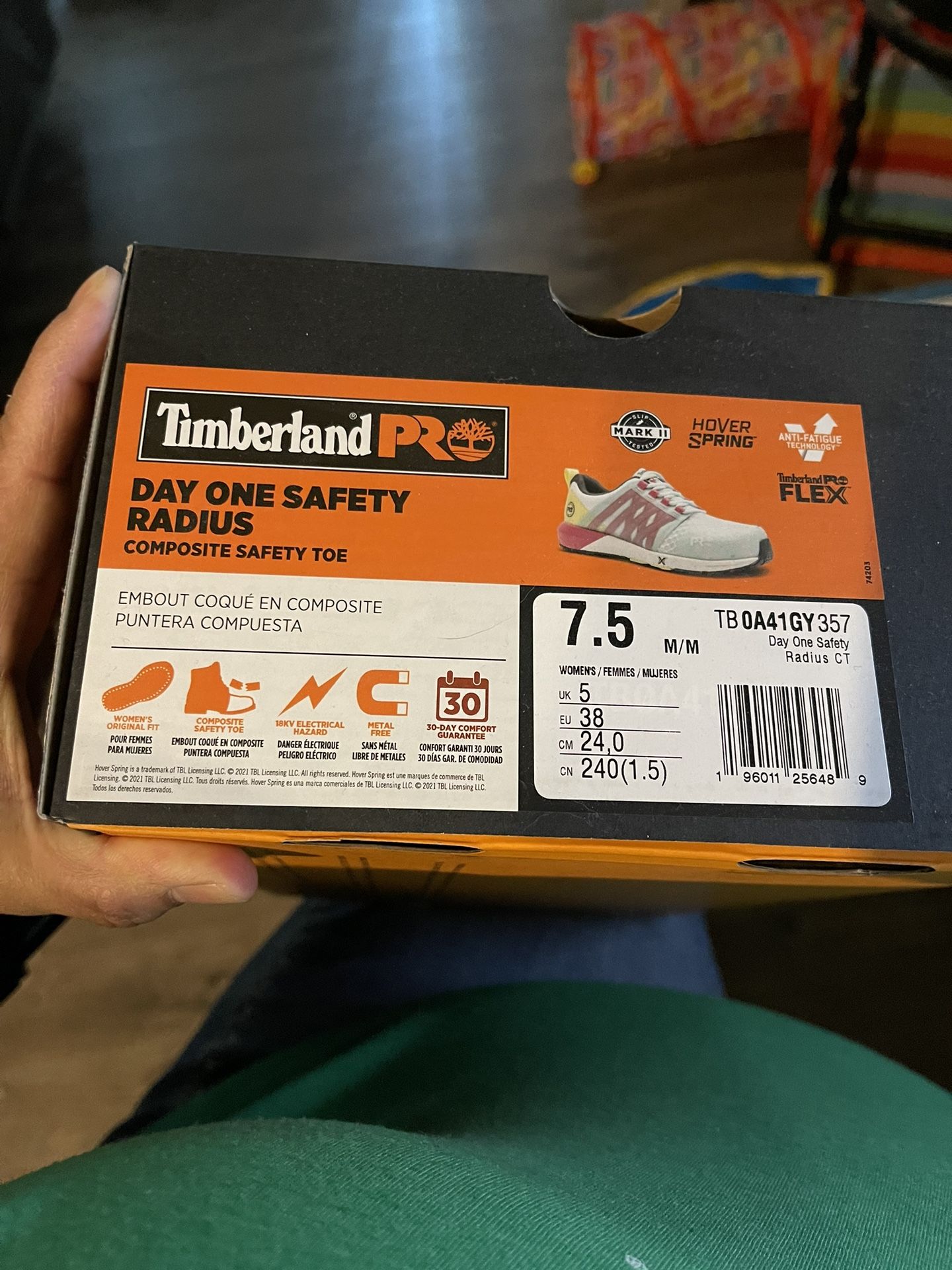 Woman’s Timberland Pro Safety Shoes 7 1/2