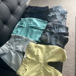 6  Shorts For Girls Size 6 Each Price 4$