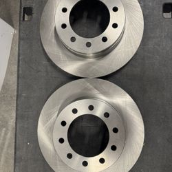 Front Disc Brake Rotors 2pc Ford Super Duty F-350 F-450 F-550