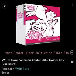 White Flare Pokemon Center Elite Trainer Box (Exclusive) 