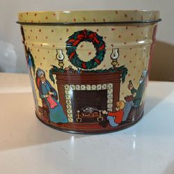 Christmas Tin...From Our House To Yours [1981 Hi Jinks] METAL TIN (USA) Ltd.