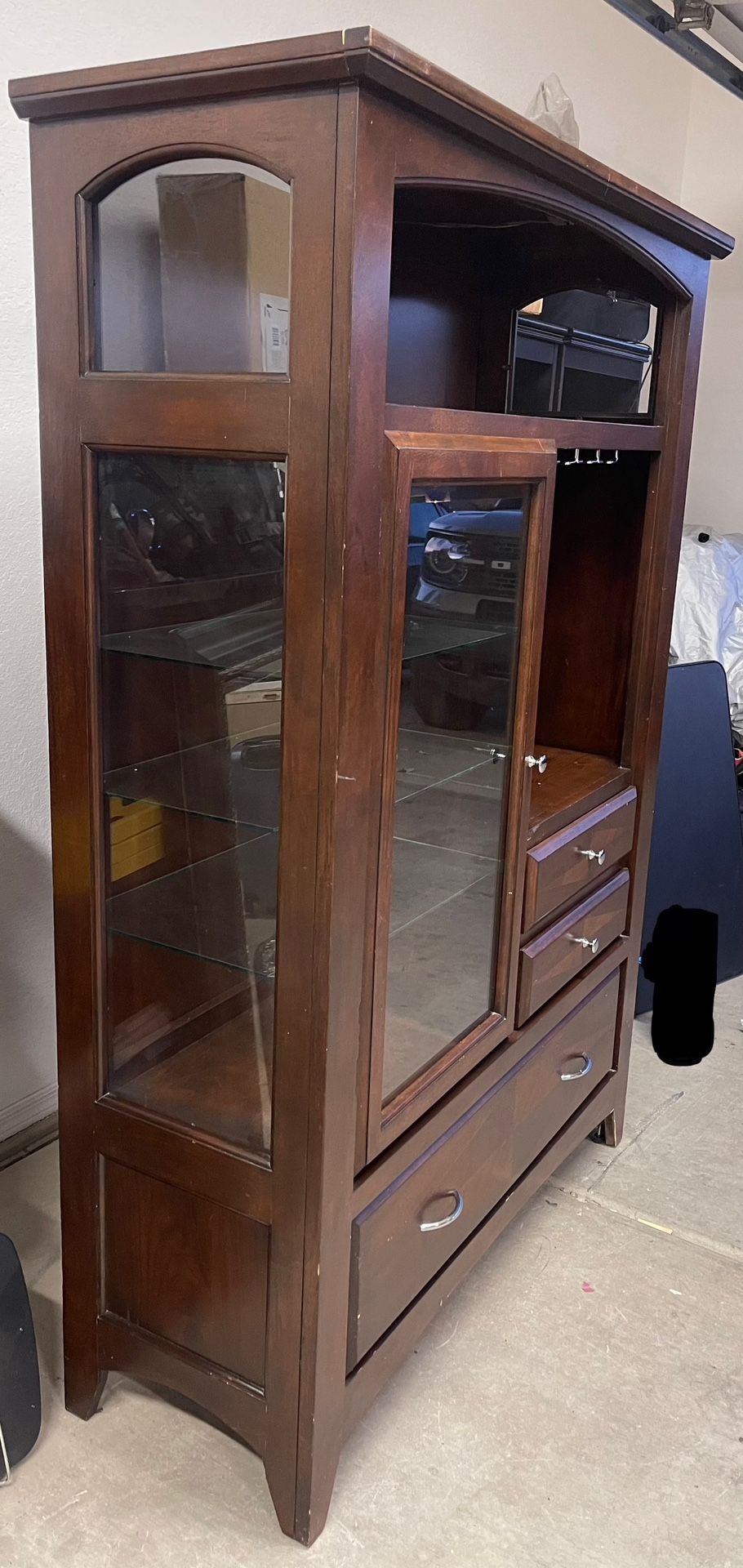 Curio Hutch and Wine Storage