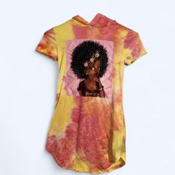 Y2K Cute 4 U Hoodie Shirt Lips 3D Pink Graphic Print Shirt Sz S(7/8)