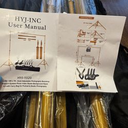 Backdrop stand- GOLD Frame.  Arch Size 10x7ft brand new