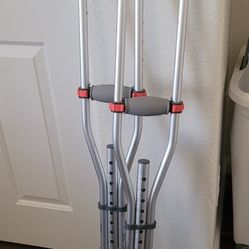 Walgreens Crutches Adjustable Height Youth/Adults