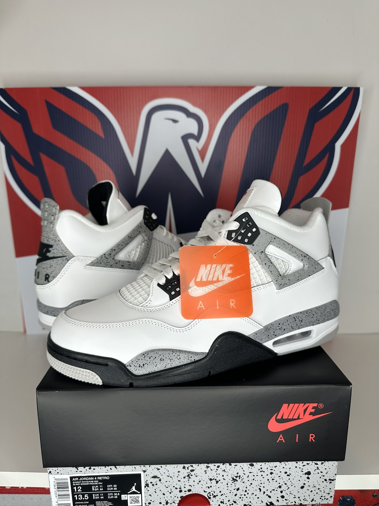 Jordan 4 Retro White Cement