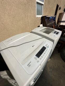LG Ultra Large Capacity Washer and Dryer