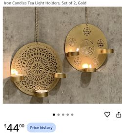 Iron Candles Tea Light Holder-Diwali decor -1 piece available new in box