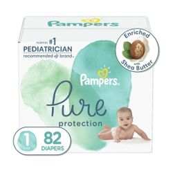 82Ct - PAMPERS Pure Protection Size 1