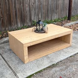 Custom coffee table farmhouse Wood  Modern Rustic Center Oval Set End Table Side Table  Storage Monastery Set Chest  Restoration hardware Carpenter