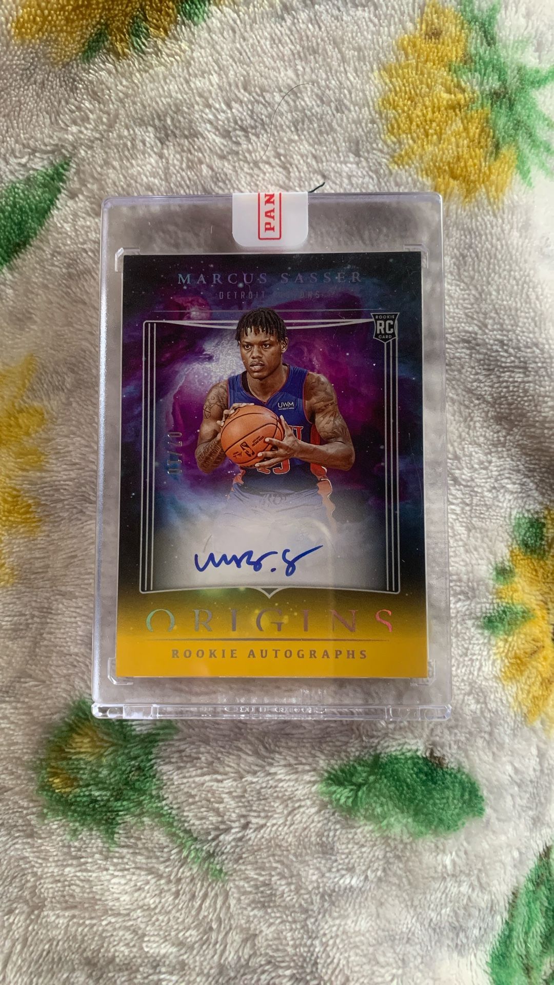 Marcus Sasser Autographed NBA Trading Card