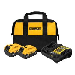Dewalt (2) Battery and Charger kit
