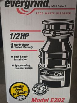 Evergrind Garbage Disposal New