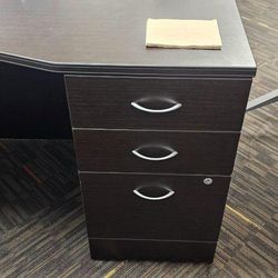 Espresso color “u” shape desk