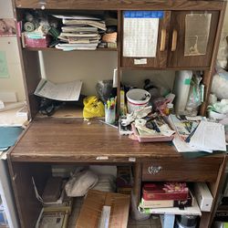 Computer Desk With Shelf