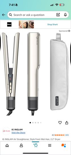 IG INGLAM Air Straightener