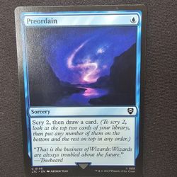 Preordain [The Lord Of The Rings]