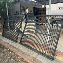 12’ Dog Runner Gate 57” Height Complete with Posts 
