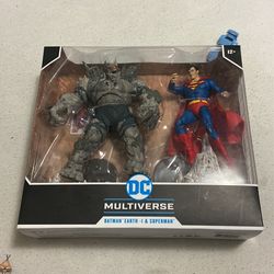 DC Multiverse Batman Earth-l And Superman