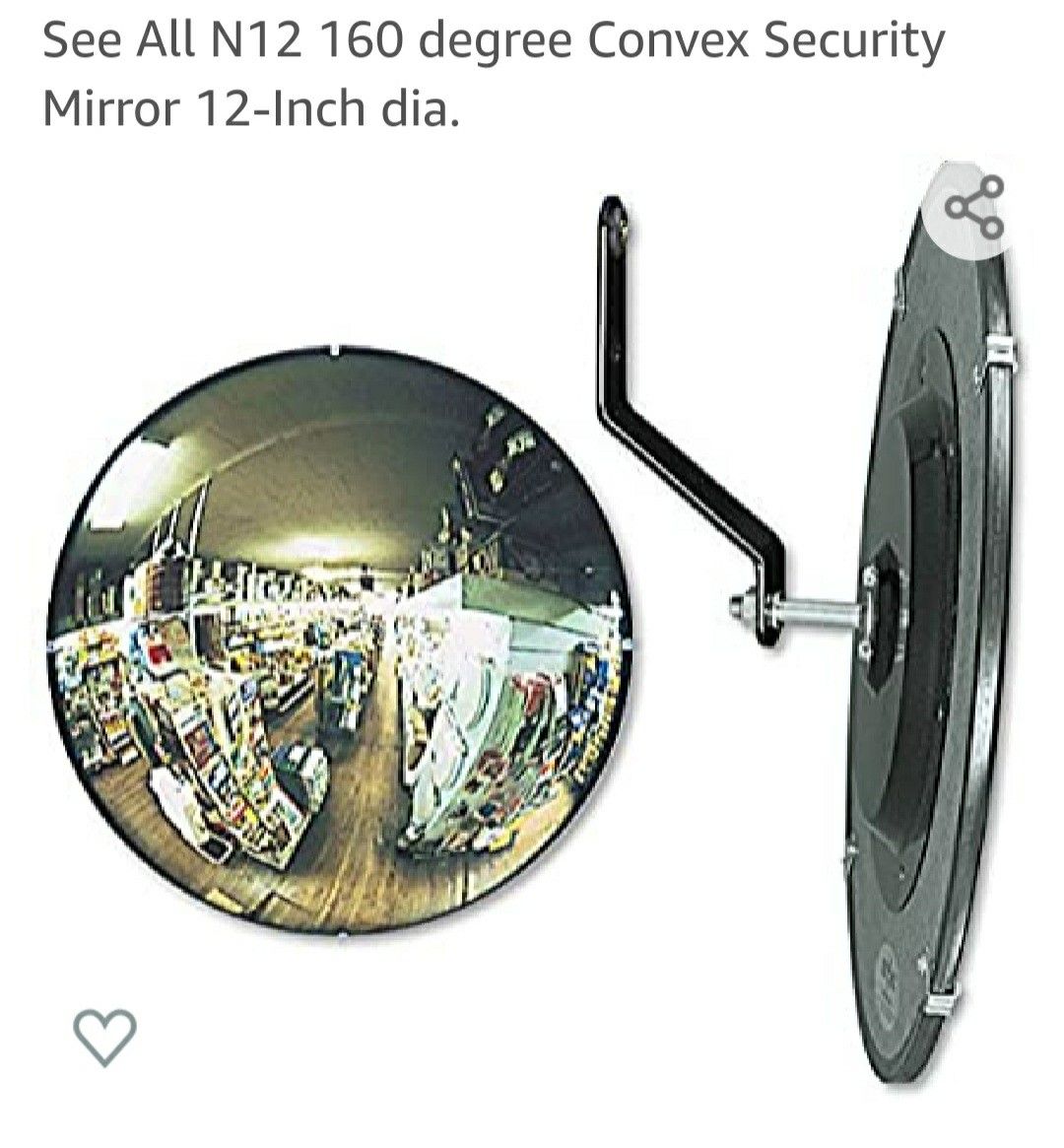 Convex Security N12 160° Mirrors