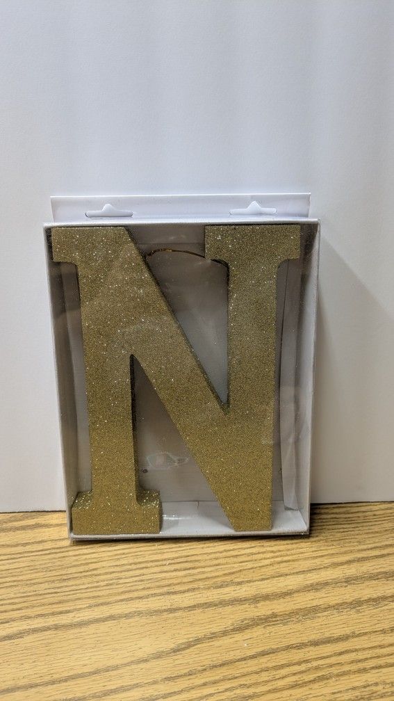 Gold Letters - 9" x 6" x 1"