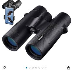 Gskyer Binoculars, 12x42 Binoculars for Adults and Kids, Binoculars for Hunting, Binoculars for Bird Watching Travel Concerts Sports Stargazing and Pl