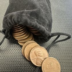 Wheat Pennies! Mixed 1940 And 1950 Pennies