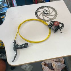 Disc brake caliper and brake handle From bmx GT pro series 