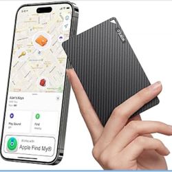 [Apple MFi Certified] Wallet Tracker Card for Apple Find My, 5+ Year Battery, iOS Only Bluetooth Item Finder, Ultra-Slim Smart Card Tracker for Wallet