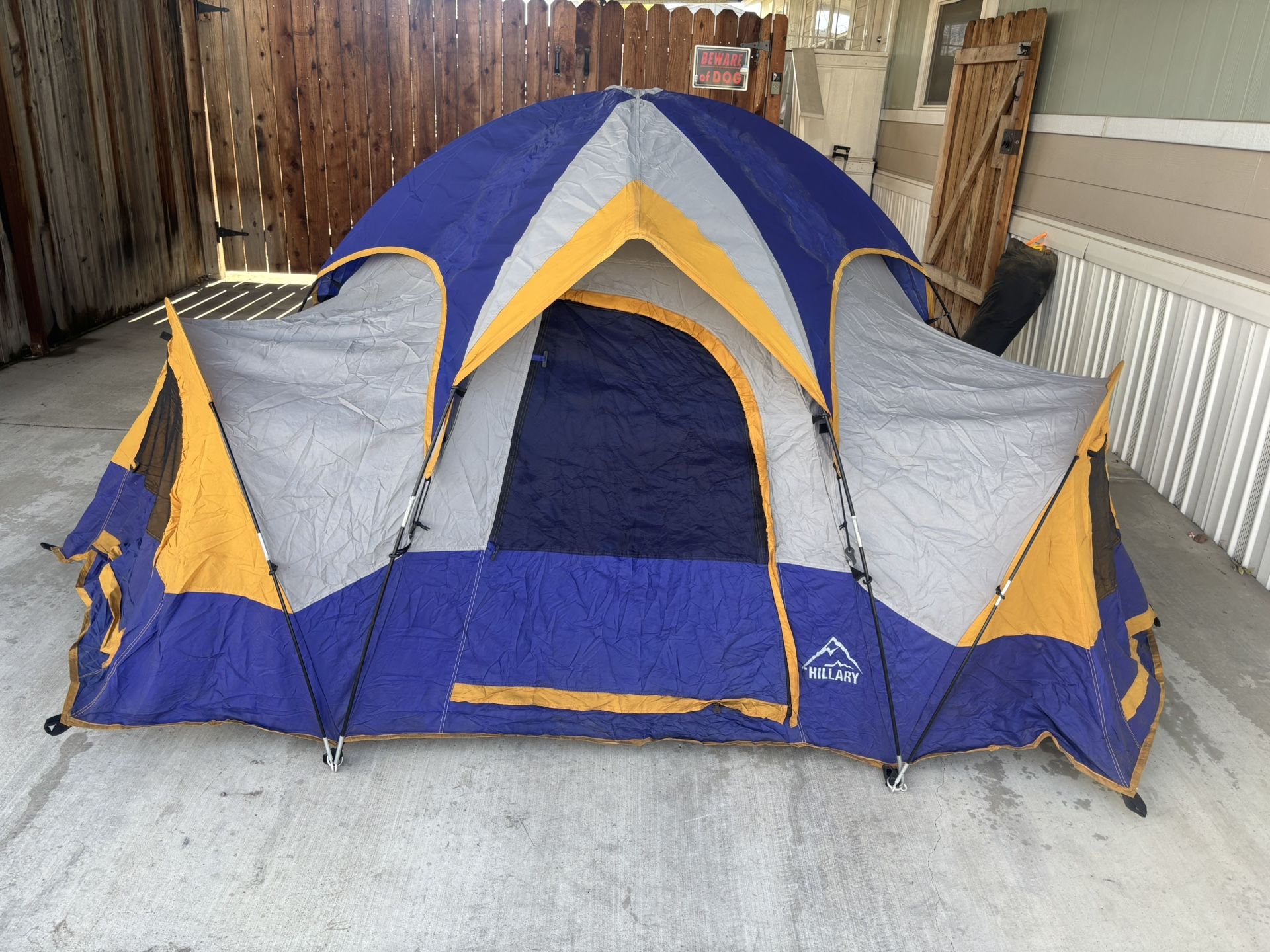 Vintage Sears Hillary 3 4 Person Hex Dome Tent with 2 Lockers & rain fly. No bag,New Products : American Fashion Style Bags On Sale