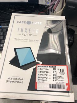 Case mate 10.2 inch iPad folio case