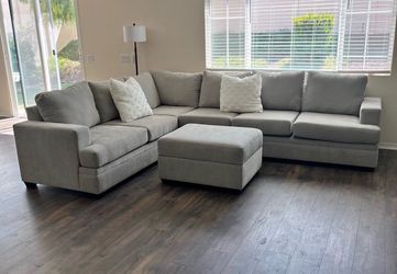 Sectional with Ottoman
