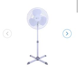 Utilitech 16-in Indoor Oscillating Pedestal Fan, in White