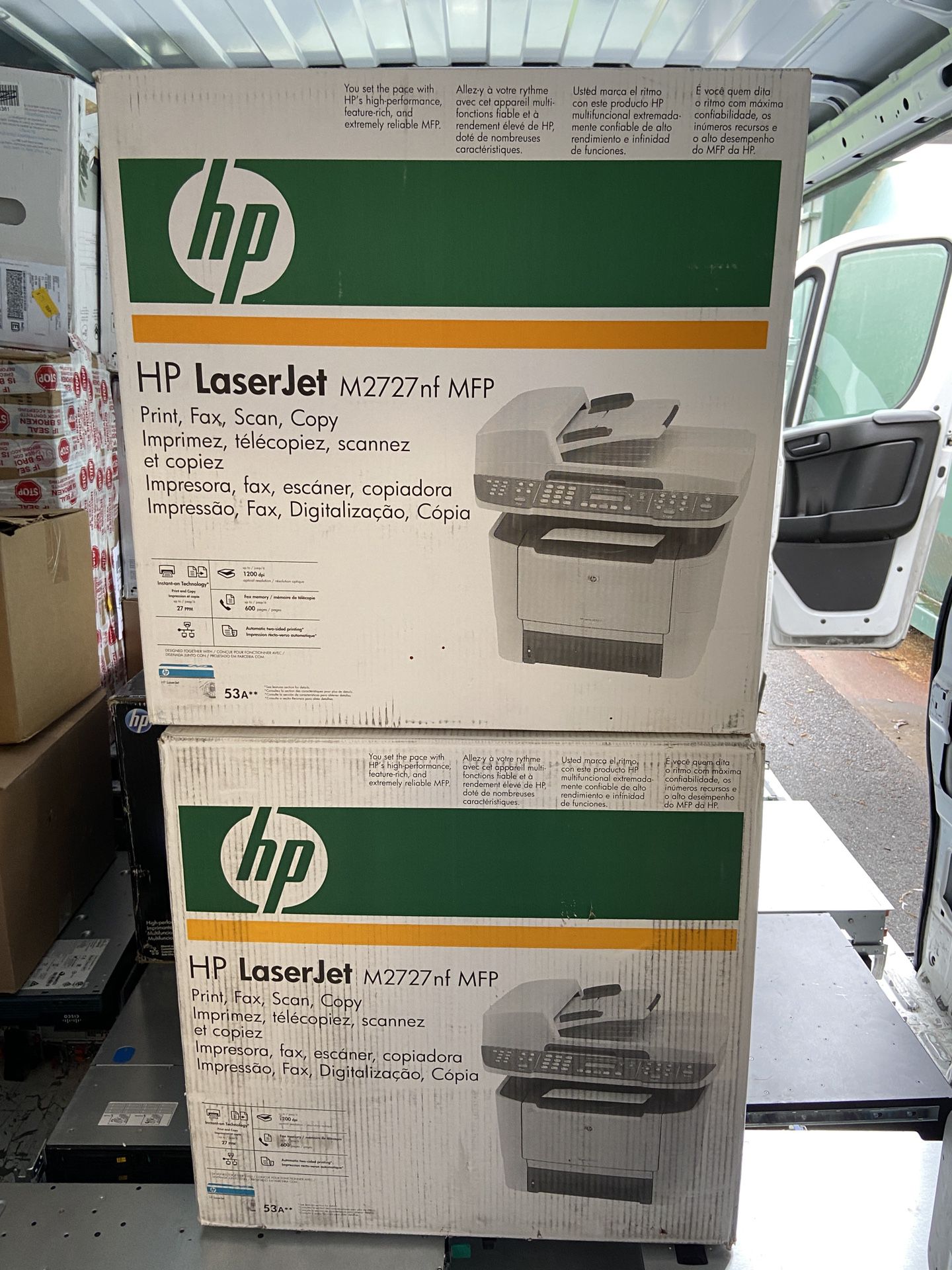 New HP Laserjet M2727nf MFP