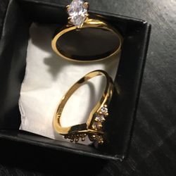 Gold Ring Set