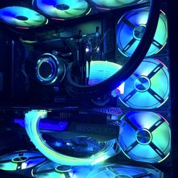 Liquid Water Cooled Gaming PC — Ryzen 7 5800X / RTX 3070 Ti / 32GB RAM / 1TB SSD