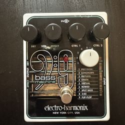 🎸 Electro-Harmonix Bass Machine Pedal – LIKE NEW 🔥