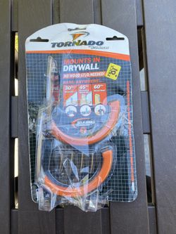 Tornado E-Z anchor mounts in drywall