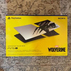 PS5 Pro Console Cover - Marvel's Wolverine Adamantium Limited Edition