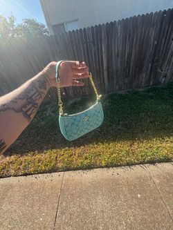 Teal purse